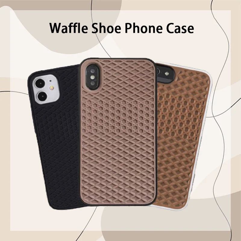 Capinha VANS para IPHONE - Waffle Silicone - Bege